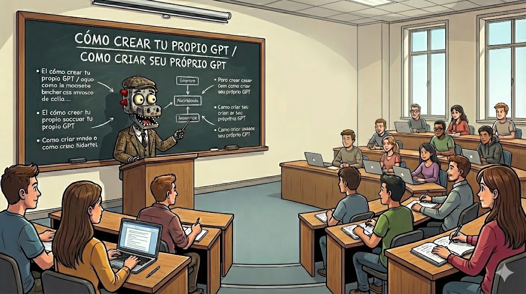 Uma representação visual de como a Botzila.io ajuda a criar chatbots de IA personalizados.