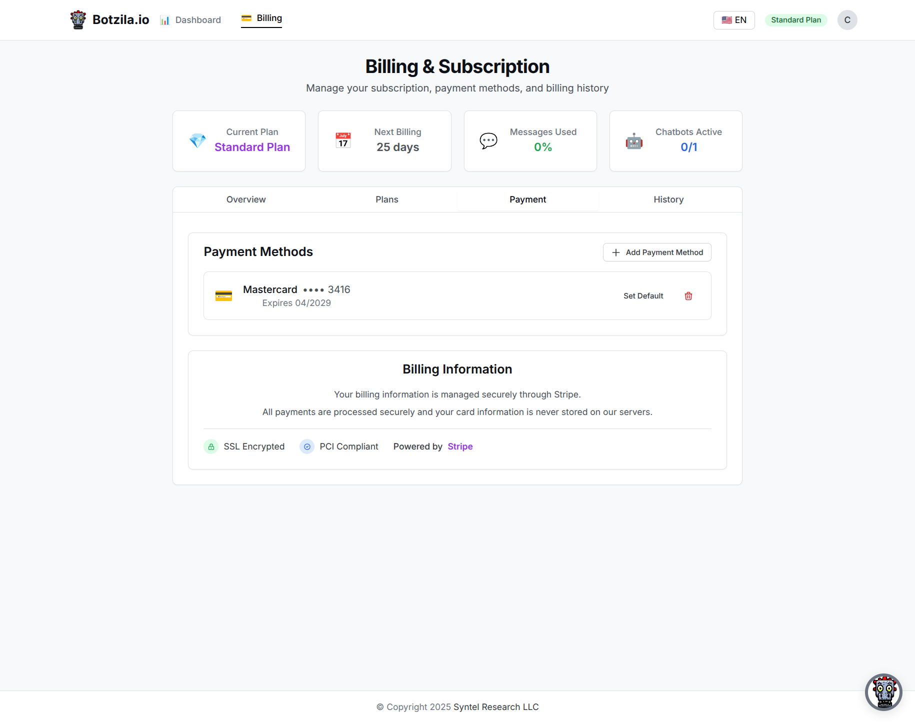 Payment Methods
