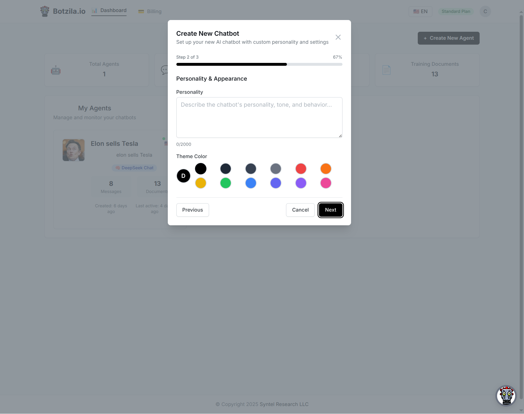 Create Chatbot Step 2